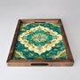 Aberto Design REF033 Bandeja de Madera Maciza, Impresión UV sobre MDF, 48 x 38 x 4 cm